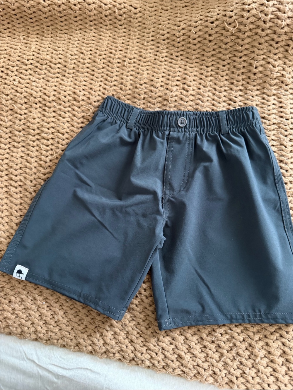 Boys Dark Gray Shorts